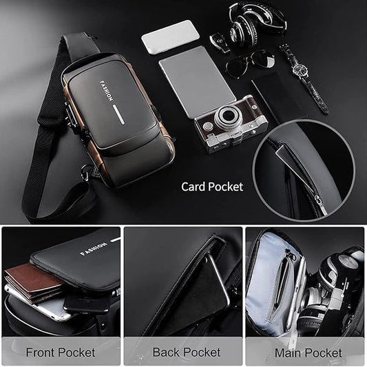 ShiaPro Crossbody Sling Bag for Men &amp; Women