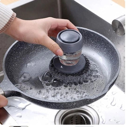2 In 1 Liquid Soap Dispensing Brush
